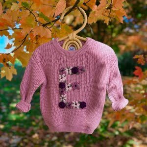 Keepsake Initial Jumper - Royal Lavender