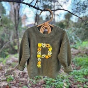 Keepsake Initial Jumper - Wild Sunflower